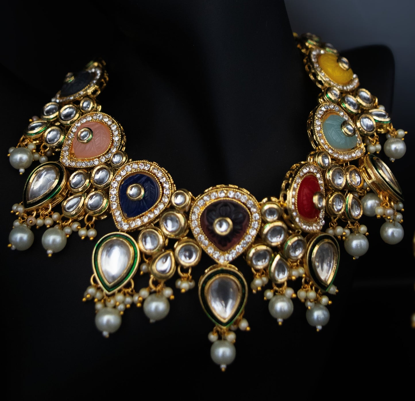 Charlise Necklace Set - Multicolour
