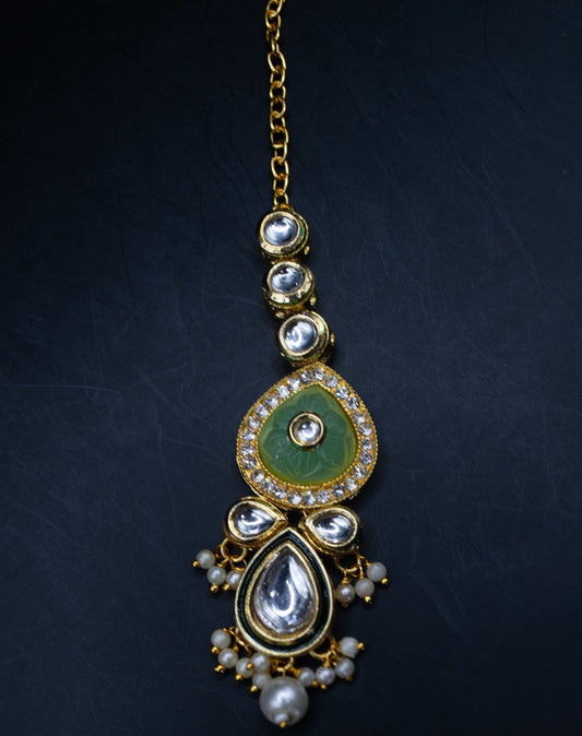 Charlise Necklace Set - Mint Green