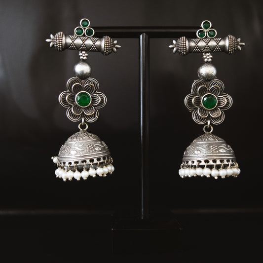 Pri Oxidized Earrings