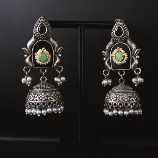 Aria Oxidized Earrings